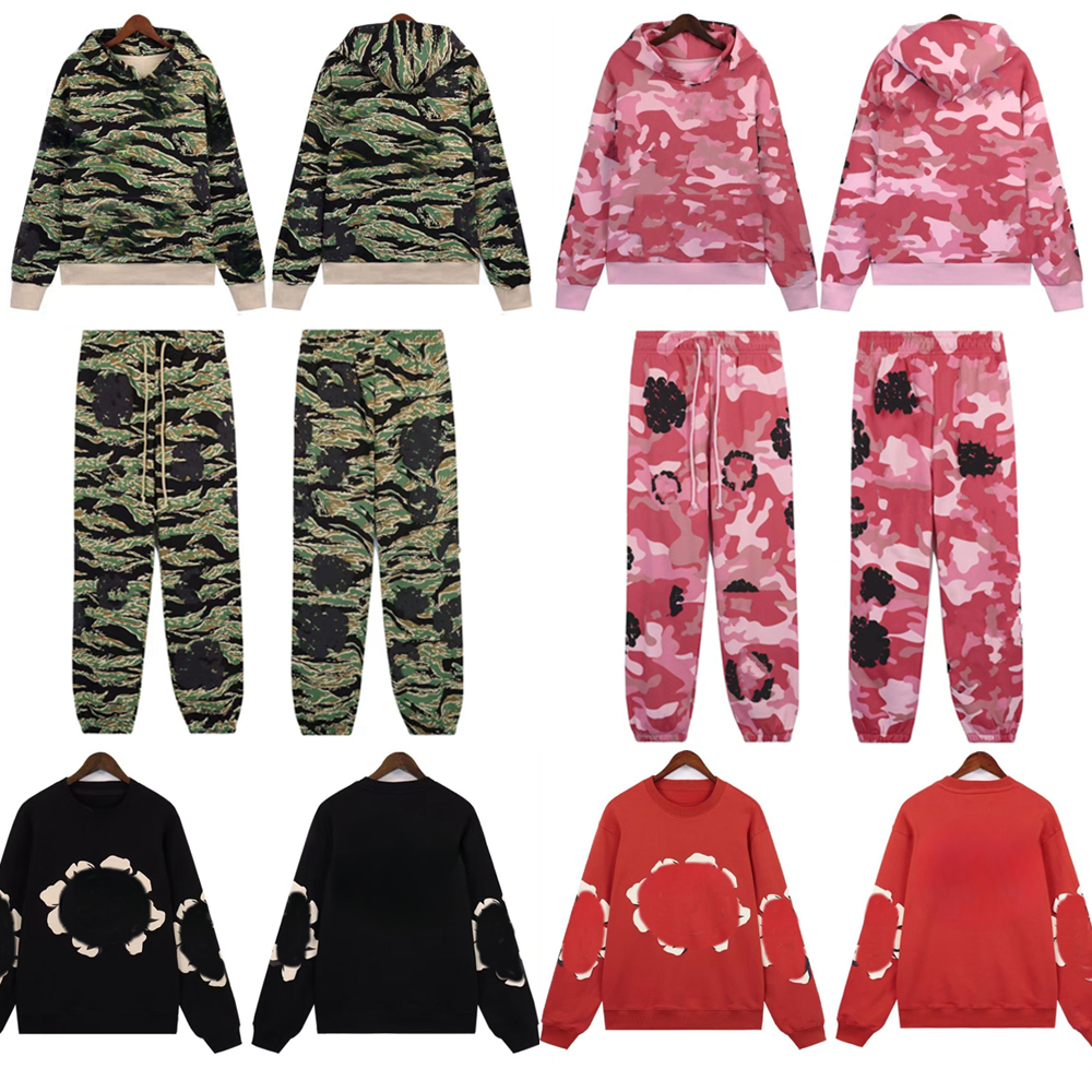 Sweat à capuche pour homme, pull à capuche, pantalon de survêtement, pull en coton, col rond, manches longues, décontracté, coupe ample, noir, pu