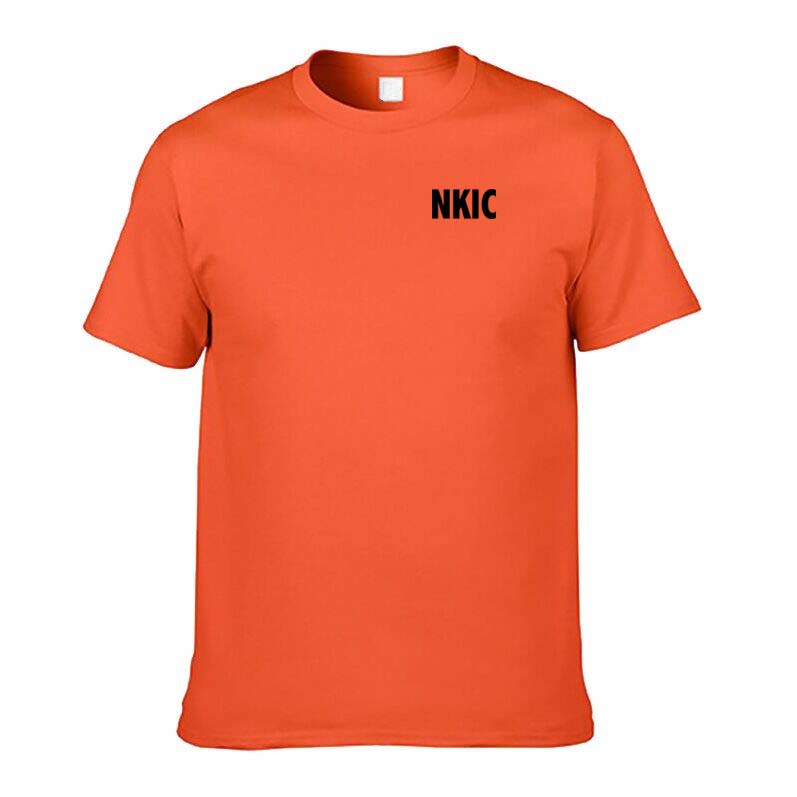 T-shirts de marque pour hommes, blanc et noir, manches courtes, 100% coton, chemises tendance et décontractées avec lettres imprimées, hauts pull
