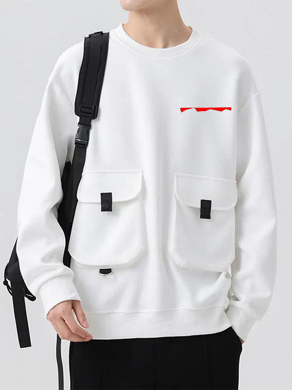 Sweats à capuche masculine 70156 Business Collier Collier Couleur solide Pull de créateur de créateurs hommes Men de l'hiver Double étiquette 5xl