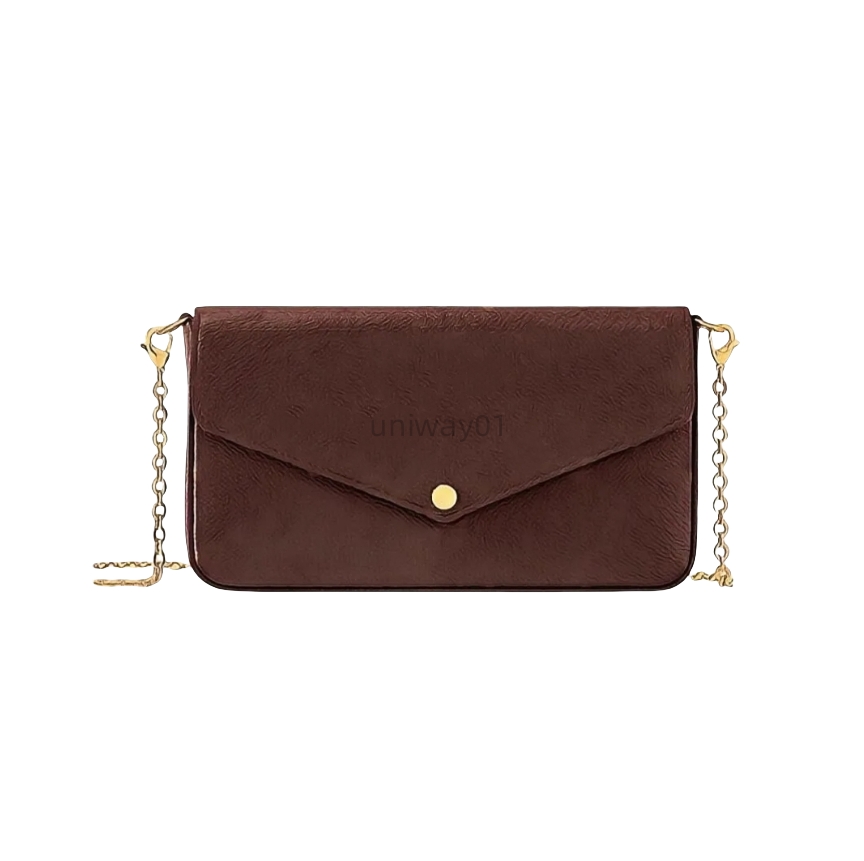 Luxury Designer Woman bag tote wallet with box handbag purse ladies shoulder bags letters flowers grid serail code three in one wholesale discoun-image-918806841