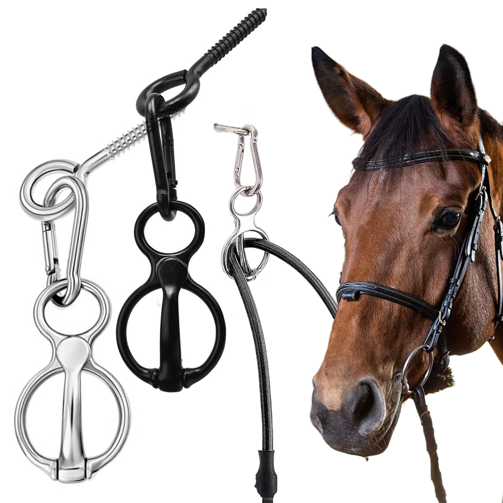 1 Set Heavy-Duty Horse Tie Ring Stainless Steel Horse Tack and Supplies Horse Accessories Horse Training Equipment