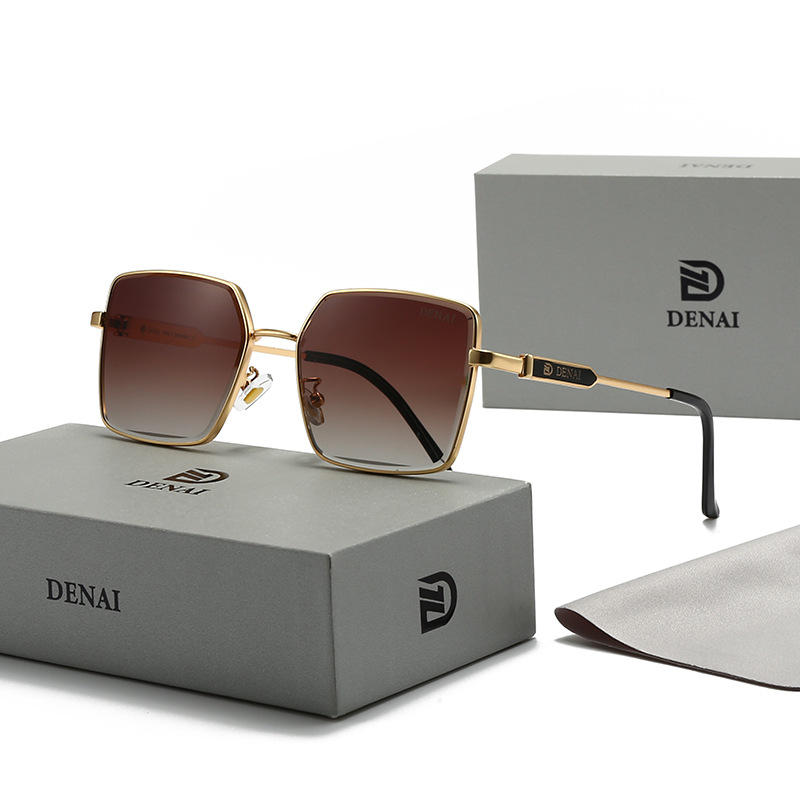 CK 2501 TOP LUXURES SUMURES DE SUMBRES POLAROID LES INTÉRIEURS DES VOIES MEN MEN VERRES HAUTES VERIES FEMANS FRAMES Rétro Lunettes de soleil méta