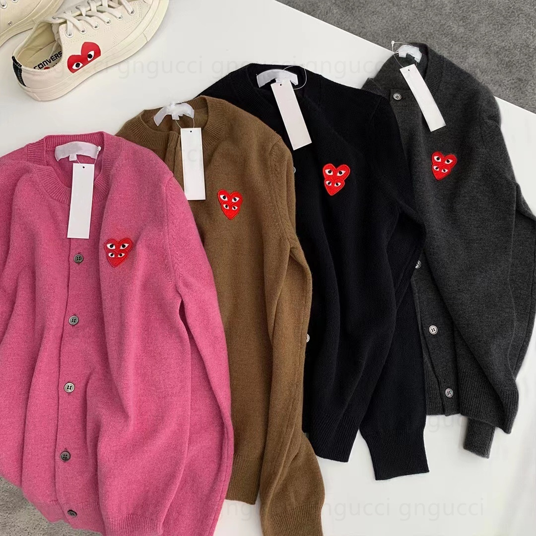 Mens hoodies sweatshirts play embroidered Designer Hooded Fashion Cotton Double Red Heart Sweater Long Sleeves couple Sportsweater Size S-2XL
