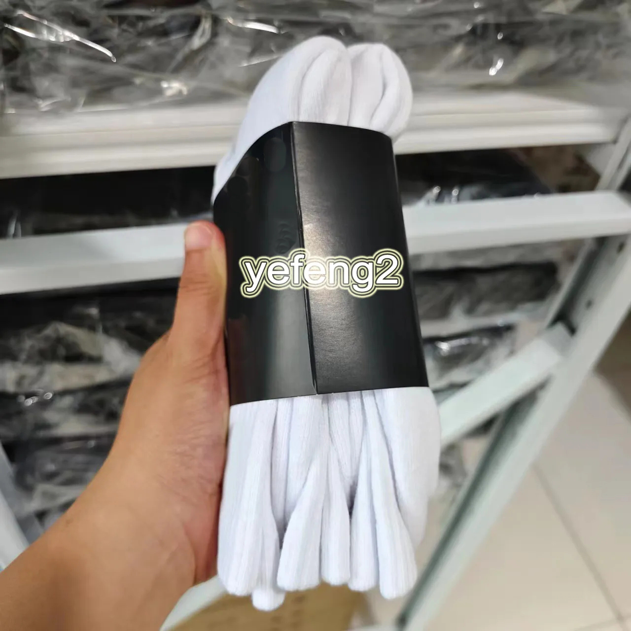 Mens socks designer socks medium length high top towel bottom basketball sports boat socks-image-989251073