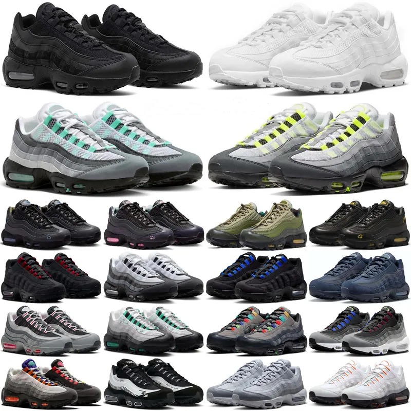 Designer 95 95S Sneakers Running Shoes Trainers pour hommes Chaussure pour femmes Chaussure noire extérieur hommes Femmes Sports Runners Top