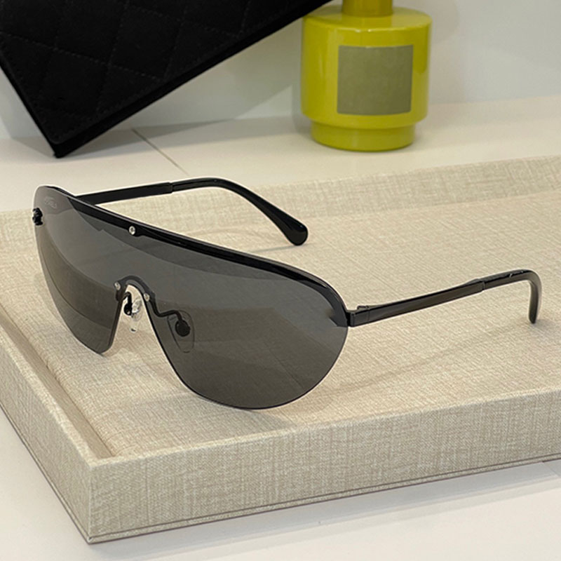 SHIELD SUNGLASSES 9572 Designer oversize Fashion Mens and Womens Mask Multi color Lunettes UV400 Metal Frame Leisure Resort Beach Party comes wit-image-918248609
