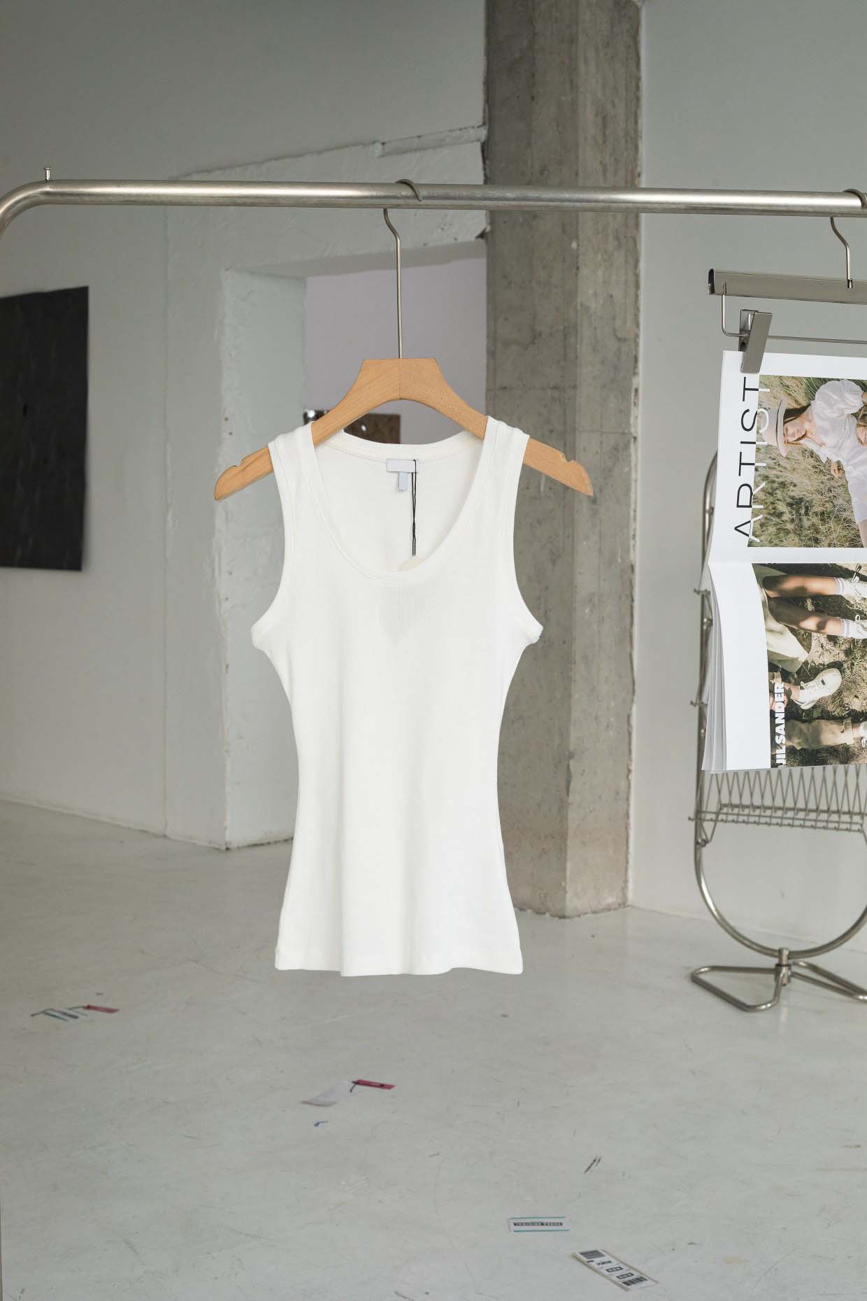 Tank Top Summer Short Slim Sports Knitted Tanks Designer Embroidery T Shirts Women Knits Vest Sleeveless Breathable Womens Sport Tops Short Slim-image-816694610