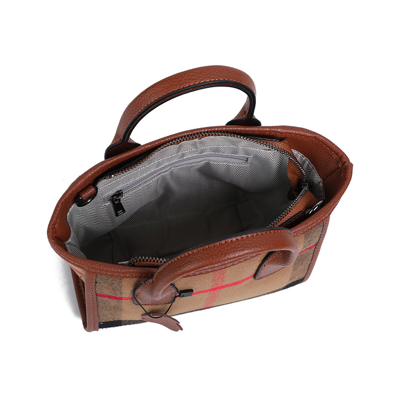 Small Plaid Bucket Bag Womans Classic Shoulder Bag for Women Men Fashion Womens Cross Body Bags Shopping Bag Wallets X250306