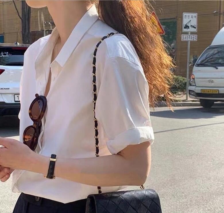 Women's Shirt Luxury Blouses Designer Tshirts with pony Embroidery Shirts Clothing Fashion Black White pink short Sleeve Tees Casual women Tops