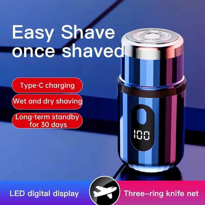 Mini Electric Shaver USB-C Rechargeable Shaver Waterproof Portable Shaver Powerful Travel Home Use Cordless Shaver M250307