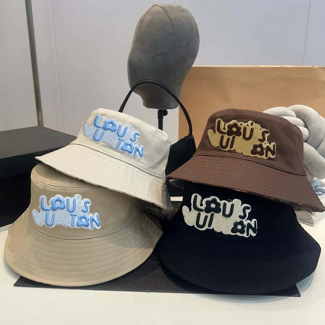 bucket hat designer bucket hat Luxury hat solid color casquette Material model design hat fashion versatile casual style seaside beach designer Trav