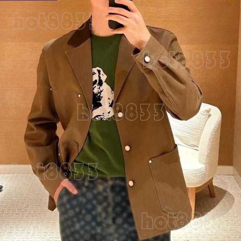 Men's Jackets designer of 25s Spring and Autumn new embroidered pocket Western style jacket , high-quality 4A7O