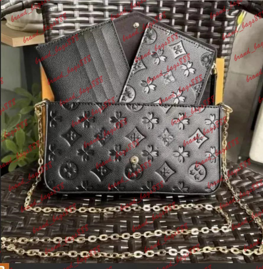 Luxury womens multi pochette accessories designer bags handbags body beach crossbody bag flower brand chain evening leather shoulder bag wallet h