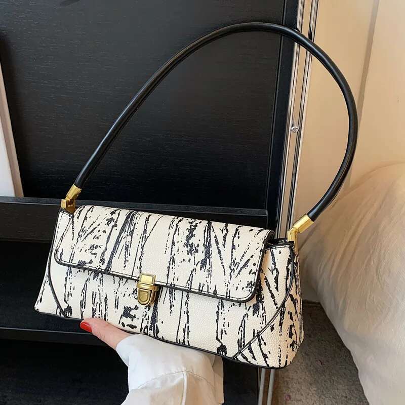 CBAG Vintage Designer Handbags Women 2023 Fashion Shoulder Bag High Quality PU Leather Brand Female White Small Bags