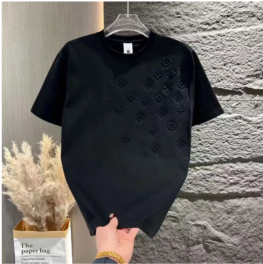 Men&#039;s designer high quality embroidered collar comfortable breathable short sleeve polo shirt men&#039;s t-shirt size-image-981477988