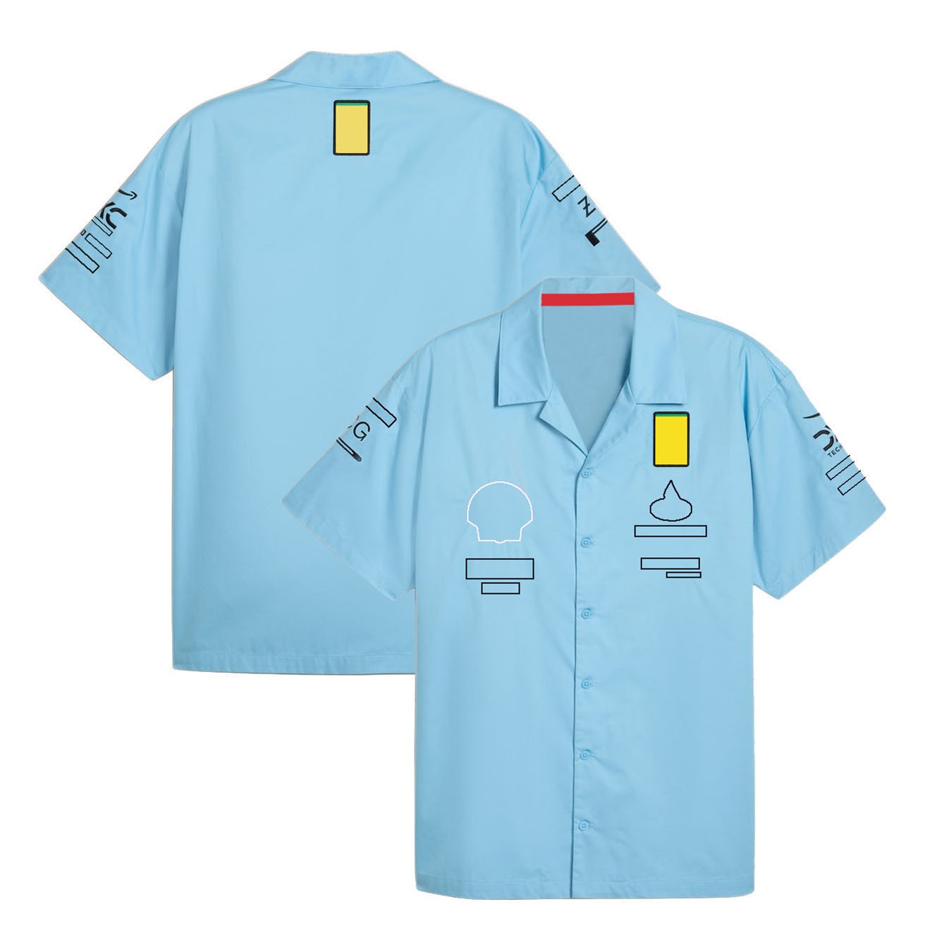 F1 2024 Team Short-sleeved Shirt Formula 1 Special Edition Official Uniforms Shirts Men Workwear Polo Shirts Summer Blue Jersey Tops Custom