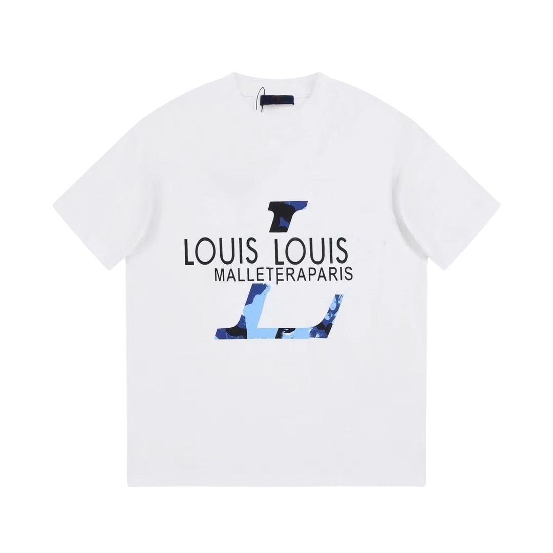 T-shirts été hommes et femmes motifs lettres imprimés, t-shirts homme mode urbaine coton, t-shirts à manches courtes décontractés, polos coton