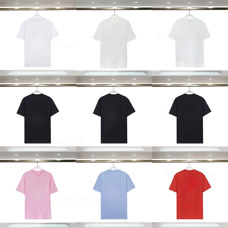 Men designer shirt letter short sleeve mens graphic tee round neck short sleeved classic couple tshirts fashion women casual t shirts street tee-image-966785662