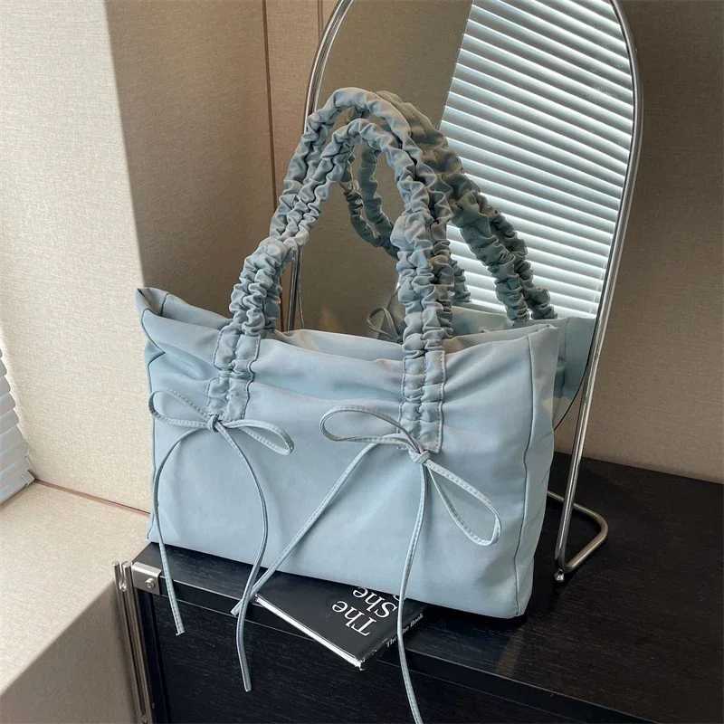 Solid color Nyl casual shoulder bag large capacity high quality suitable for womens Versatile cross body bag hot selling 2025 FiXJ250308