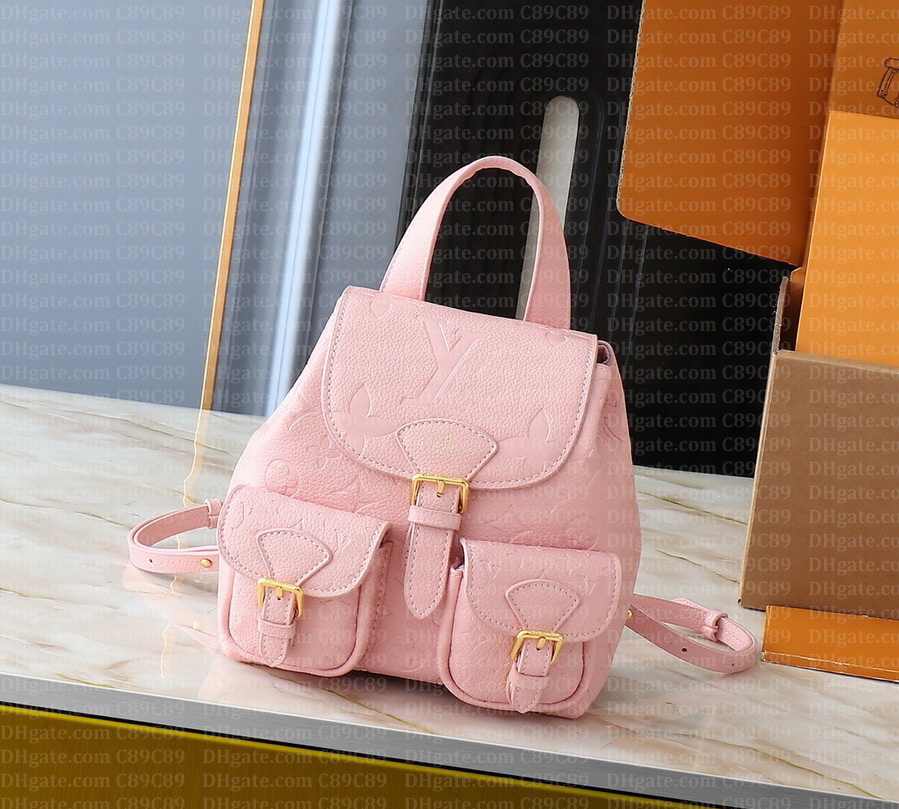 Fashion Fashion Casual Luxury Sac Designer Sac à dos Style Femmes Capacité de sauvegarde Sac à école en cuir authentique