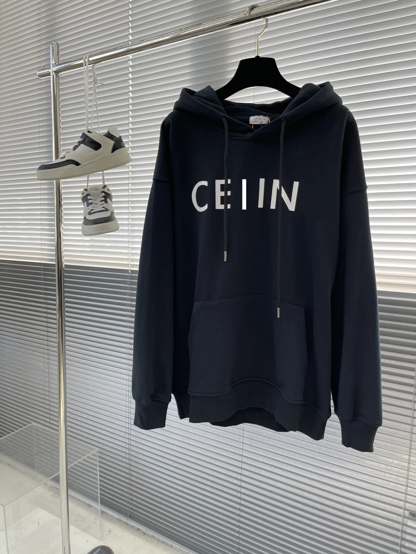 Hoodie pour homme, sweat à capuche créateur, coton haut de gamme, noir imprimé, sportswear noir et blanc, manches longues S-5XL toutes saisons