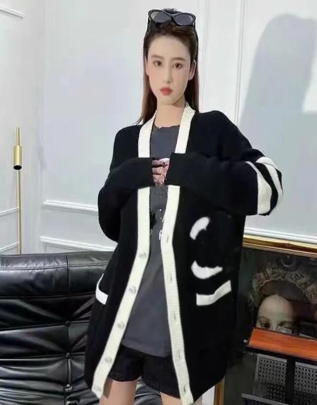 2025SS New Womens Sweaters Women Spring Autumn Loose Casual Cardigan Woman Designer Sweater Coat S-XL BFG2412115