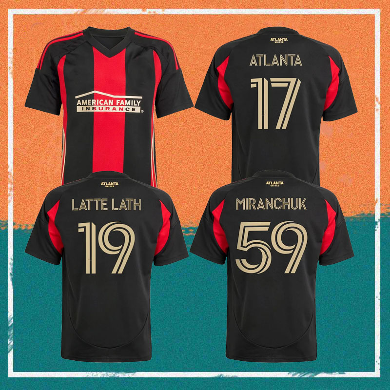 25/26 Atlantaes united FC Soccer Jerseys 2025 Home ALMIRON LATTE LATH MIRANCHUK soccer shirts SABA KLICH JAMAL GREGERSEN GORDON REILLY Kids kit f-image-983904660