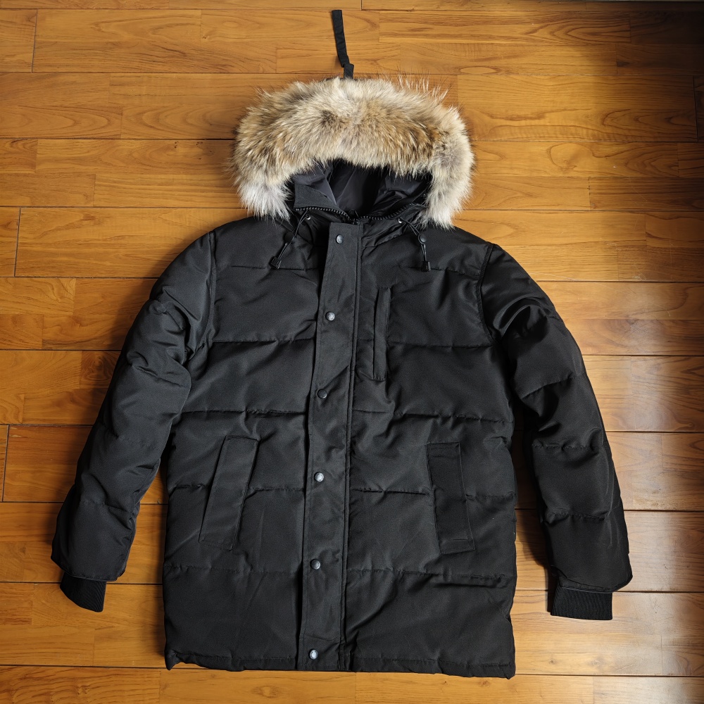 Puffer Jackets Men Designer Real Coyote Fur Outdoor Windbreaker Jassen Outerwear Hooded Fourrure Manteau Down Jacket Coat Hiver Parka Doudoune 26SS