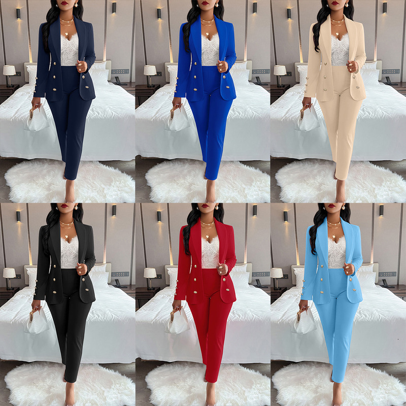 Temu Professional Women's Small Suit Set Exudes A Sense Of Temperament And Design