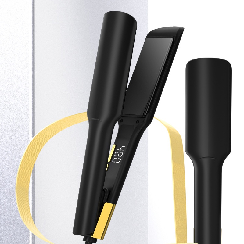 Negative ion straight and curly dual-purpose plywood, widened design does not damage hair, easily create a variety of hairstyles-image-1048115953