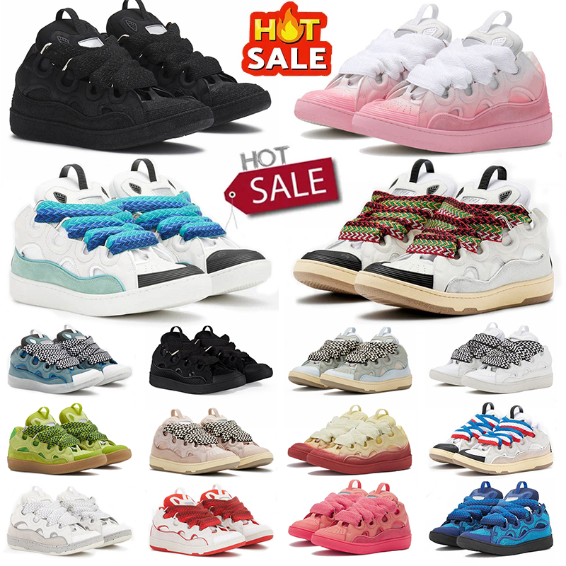 Luxury Designer Shoes Mens Shoes Womens Sneakers Colorful Laces Printed Dark Grey Comfortable Pink Glod Triple Black Striped Black Grey Outdoor T