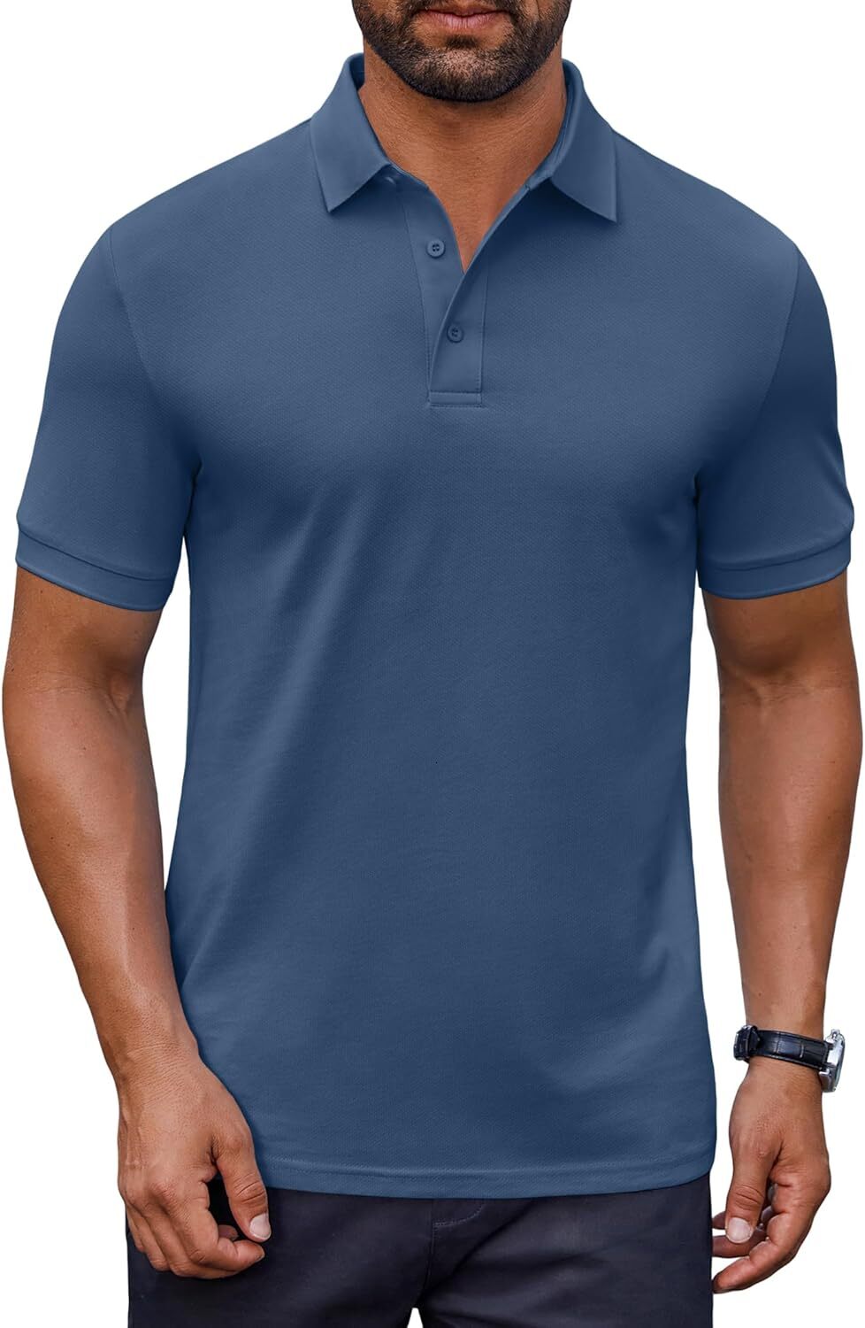 Mens Polo shirt Mens Cotton Pique Polo Shirts Short Sleeve Golf Shirts Basic Casual Collared T-Shirt Polos shirts tshirt Casual tops summer clothes