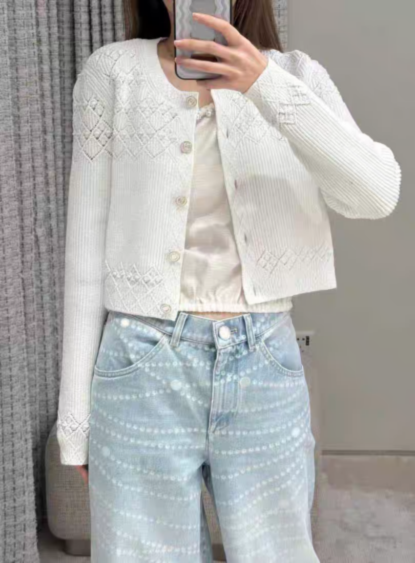 Chan new designer cardigan women's jacket 2025 high quality cardigan designer jacket women designer clothes women sweater cardigan designer wom