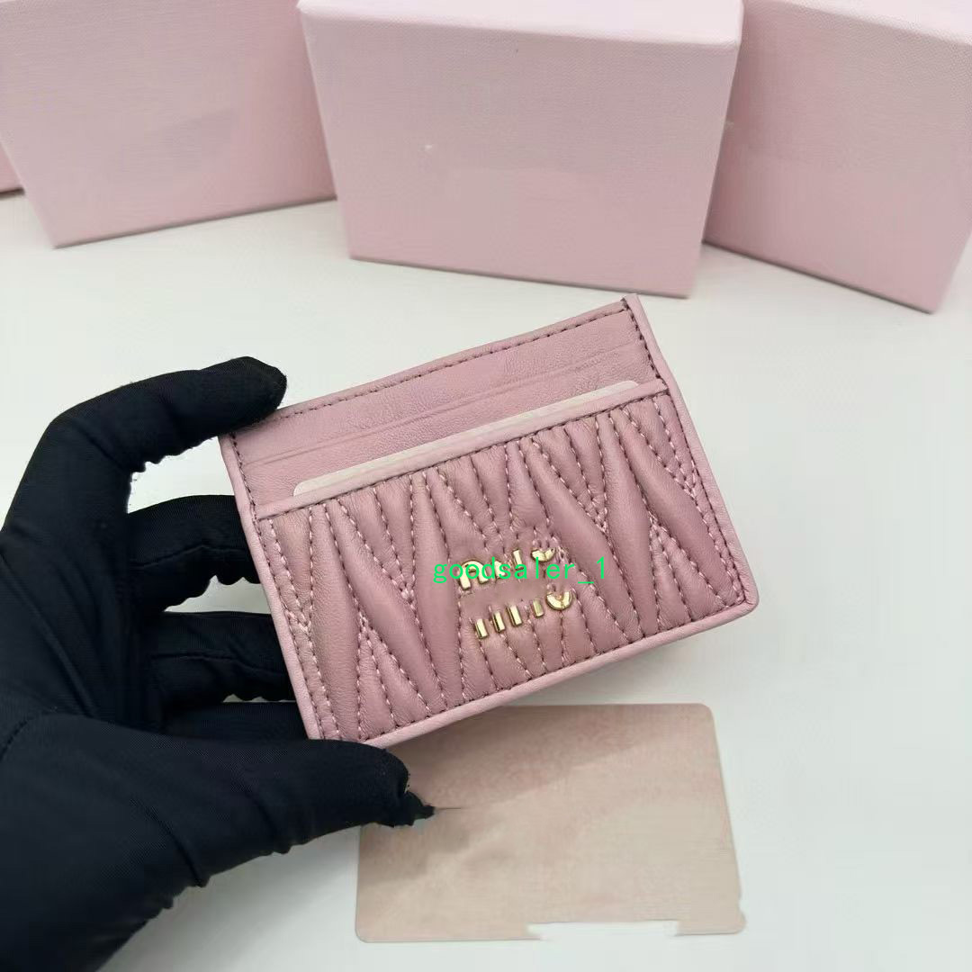 Card holder luxury card holders designer luxury wallet Leather material classic style card bag with versatile Fashion Coin Purses Women Men wallet v