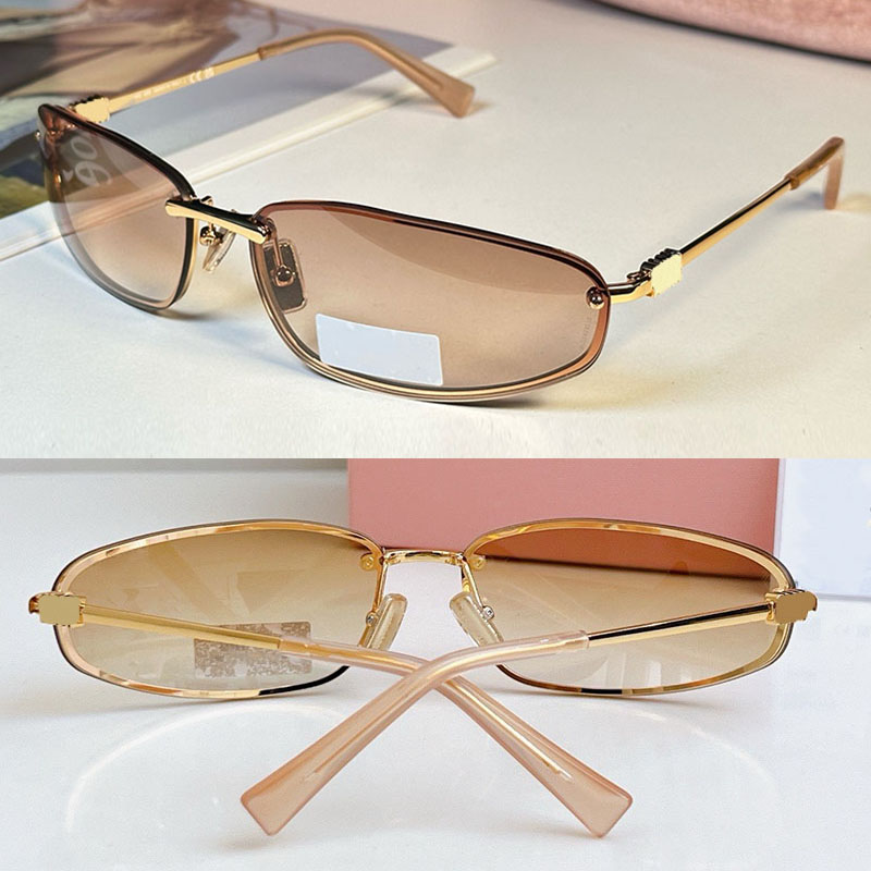 Nocturne Occhiali da Sole Spectacle de mode Lunettes de soleil Femmes Sports Metal Frame Classic Designer Golden Sunglasses Men Gradient Lenses A