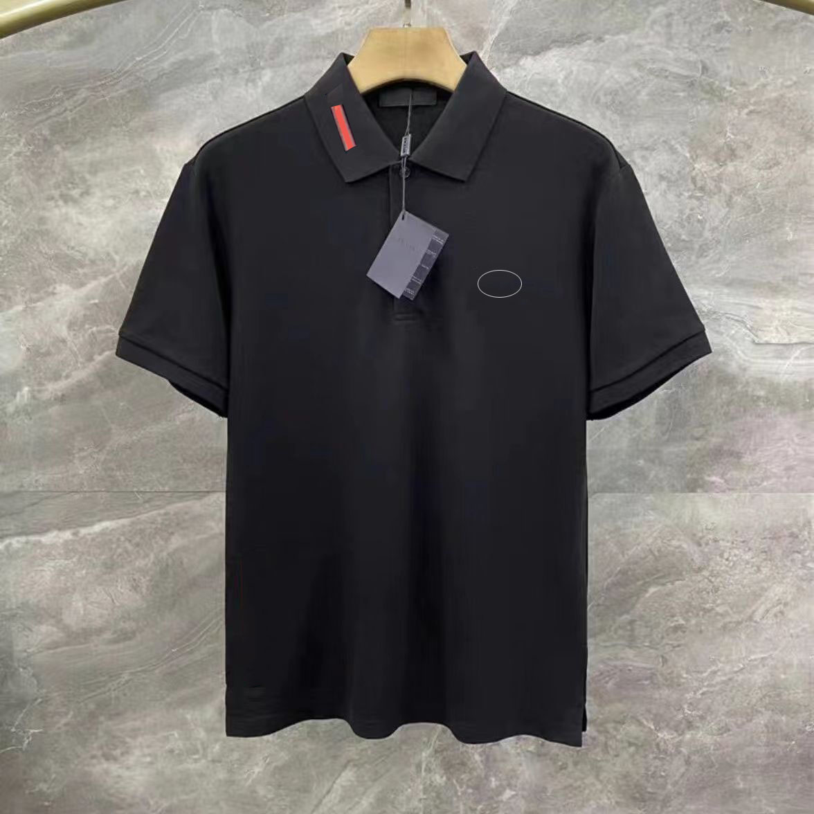 Mens T-Shirts Polos Shirt Ice Cotton Shirt Breathable Summer Short Polo Man Tops Tees Tshirts S-5XL-image-866025401