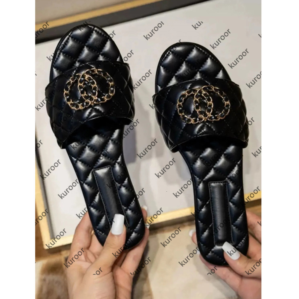 designer sandals Womens sandals luxury sandals Summer Beach designer Slippers Leather sandals High Quality Luxury Slides black white sandals Holiday