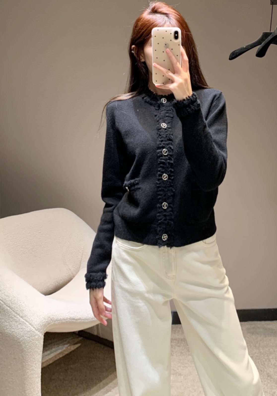 Chan 2025 designer clothes women black jacket new high quality cardigan sweater designer cardigan women's jacket cardigan designer woman design