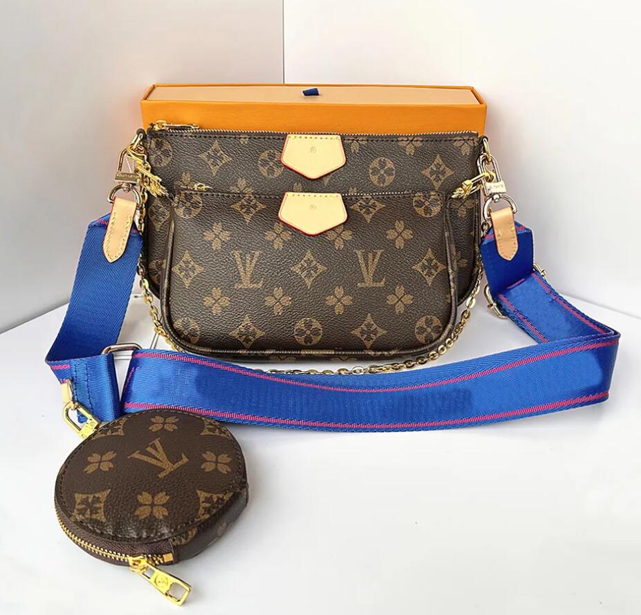 10A High Quality 3pcs set Luxurys Designer Bag Purse Women Fashion Multi Pochette Felicie Chain Purse Crossbody Shoulder Multi Felicie Pochette B