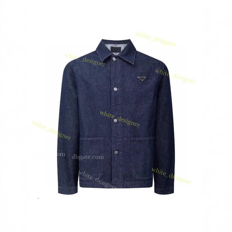 Luxury Designer Men's Jackets 2025ss brand High version new all cotton washed original color denim shirt jacket spring long sleeve coat