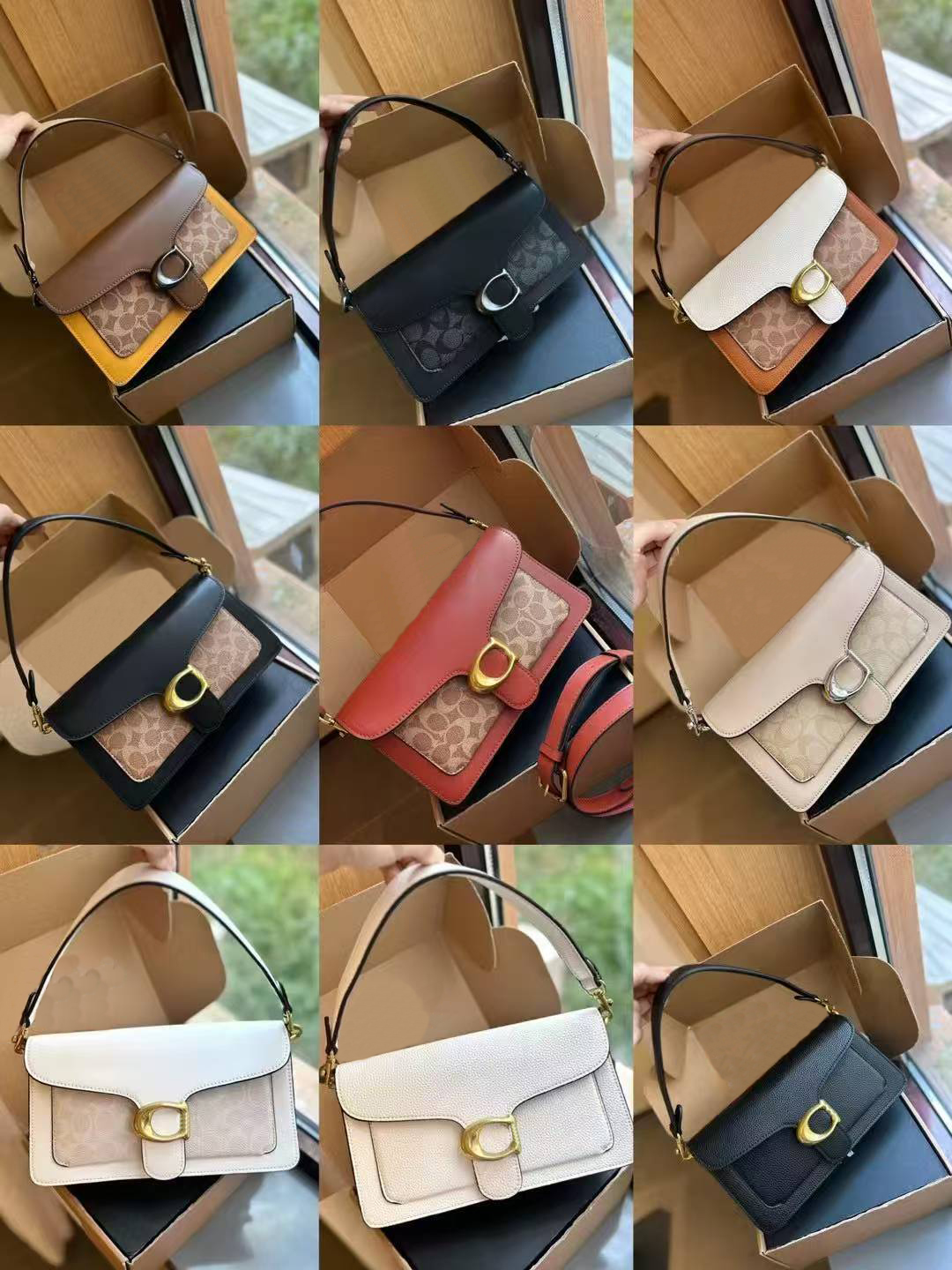 Fashion designer bag classic women's handbag trendy high-quality leather square shoulder bag luxury crossbody bag high-quality wallet holida-image-928709627