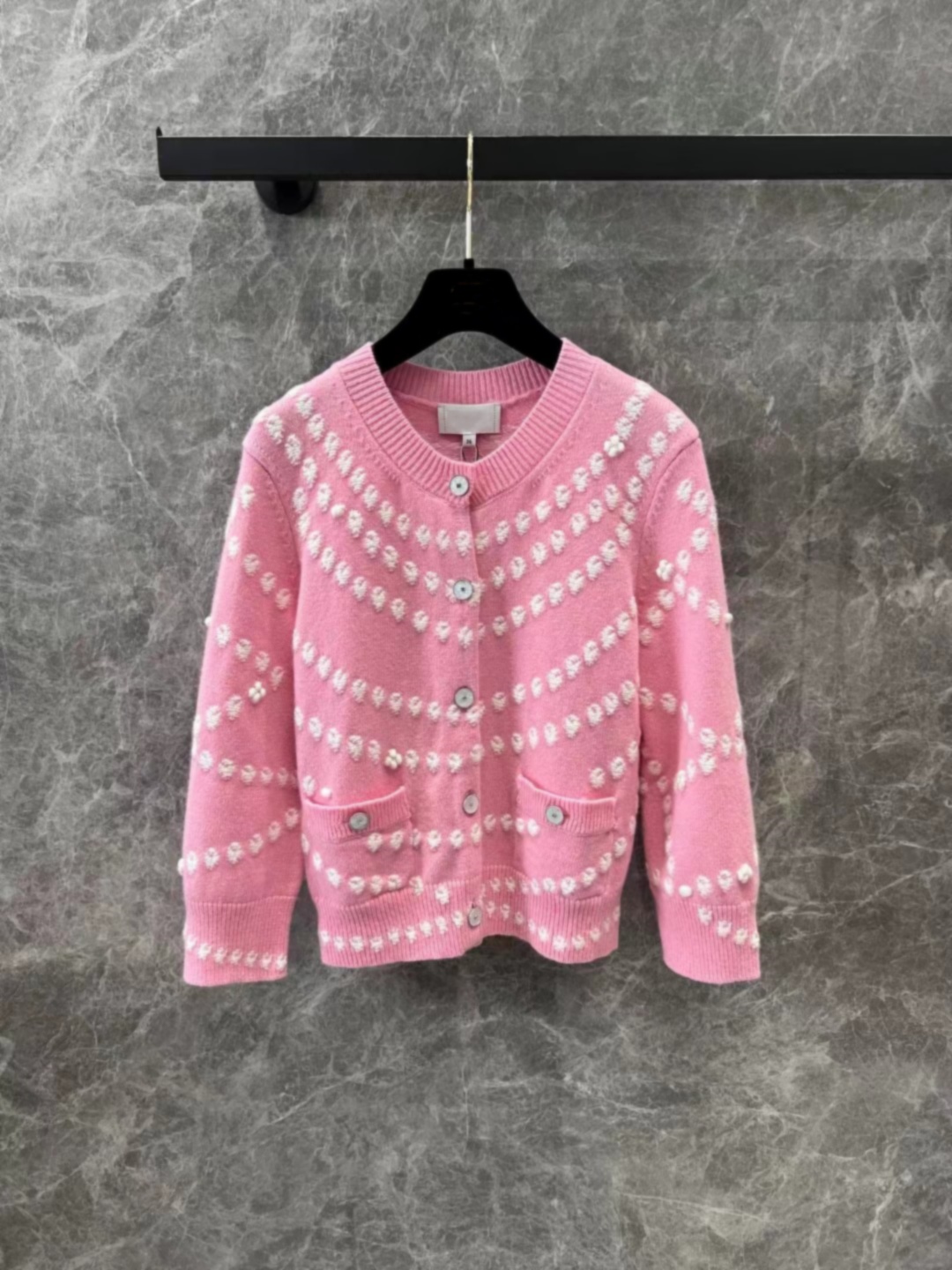 Chan designer clothes women new pink jacket high quality cardigan sweater 2025 designer cardigan women's jacket designer jacket women cardigan
