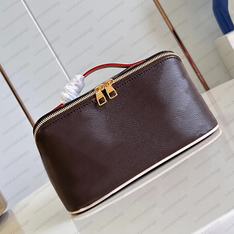 New makeup bag toiletry bag designer cosmetic bag weekener travel washing bags canvas leather crossbody purse make up shoulder handbag beauty Wallet