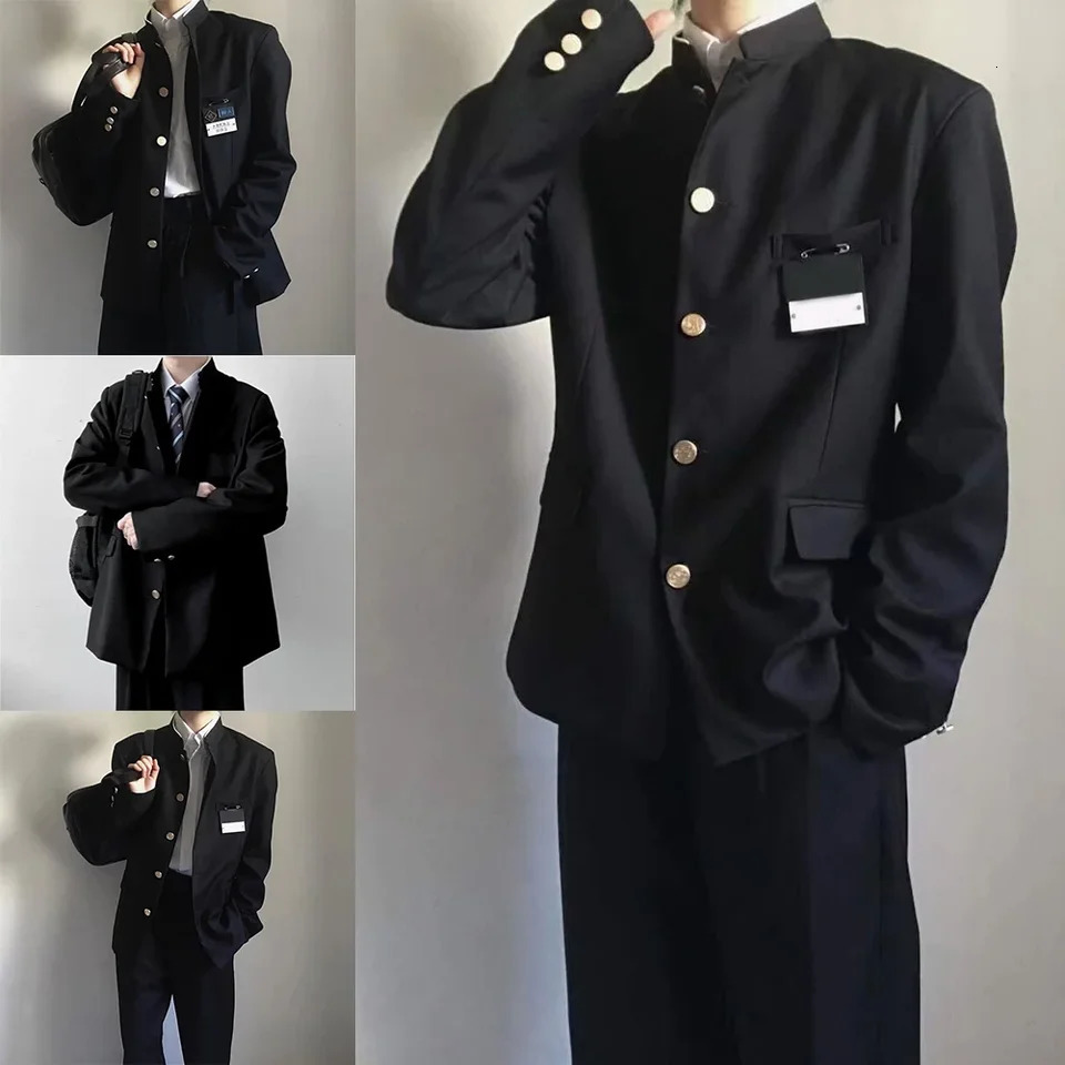 Mens Spring Autumn Japanese Style School Uniform Dk Blazers Fashion Suit Jackets Matching Explosion Coat 250305