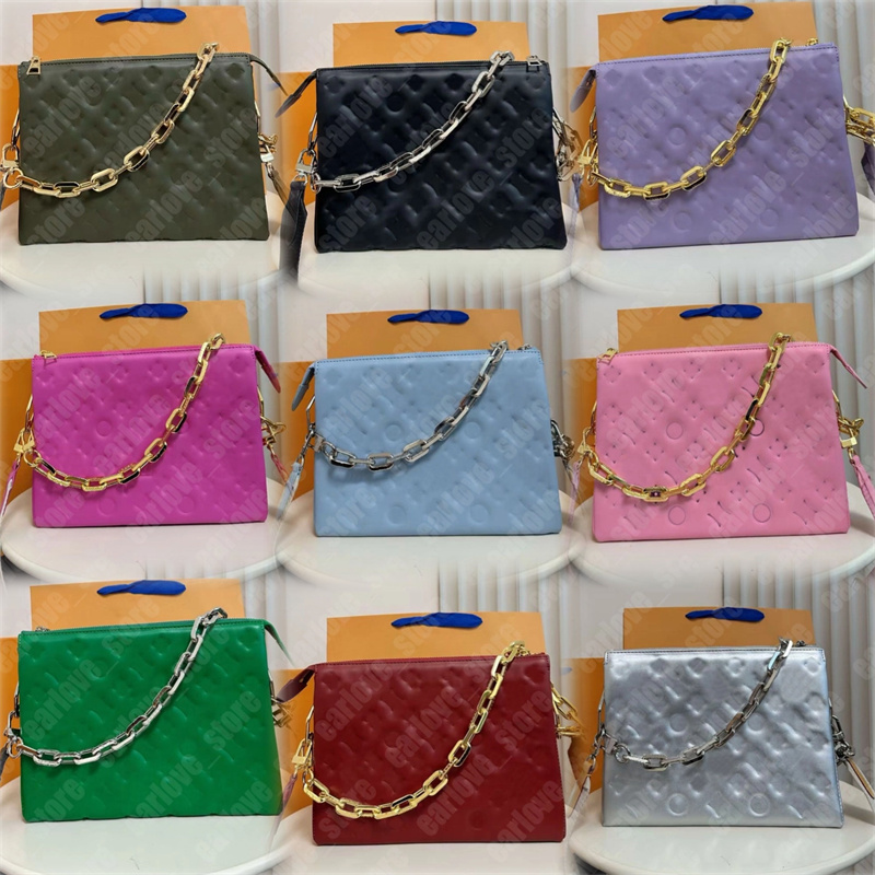 Sac à main rose sacs à bandoulière design femmes luxe bandoulière chaîne en cuir gaufré sacs à main cousin hobo dame pochette de soirée