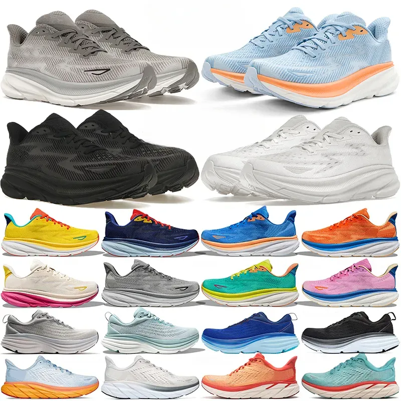 free shipping 2025 Clifton 9 bondi 8 men women designer running shoes athletic sneakers mens lightweight trainers sports shoe breathable runner