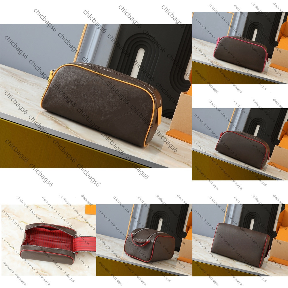 Designer Bag Luxury Clutch Bags Fashion Casual Handbag New womens makeup bag with high-end horizontal design and square zipper large capacity toilet