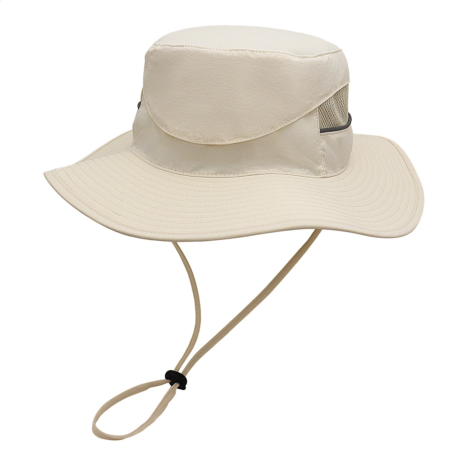 Connectyle Mens Mesh Adjustable Summer Sun Protection Hat UPF50 Wide Brim Lightweight Breathable Outdoor Fishing Cap 250311