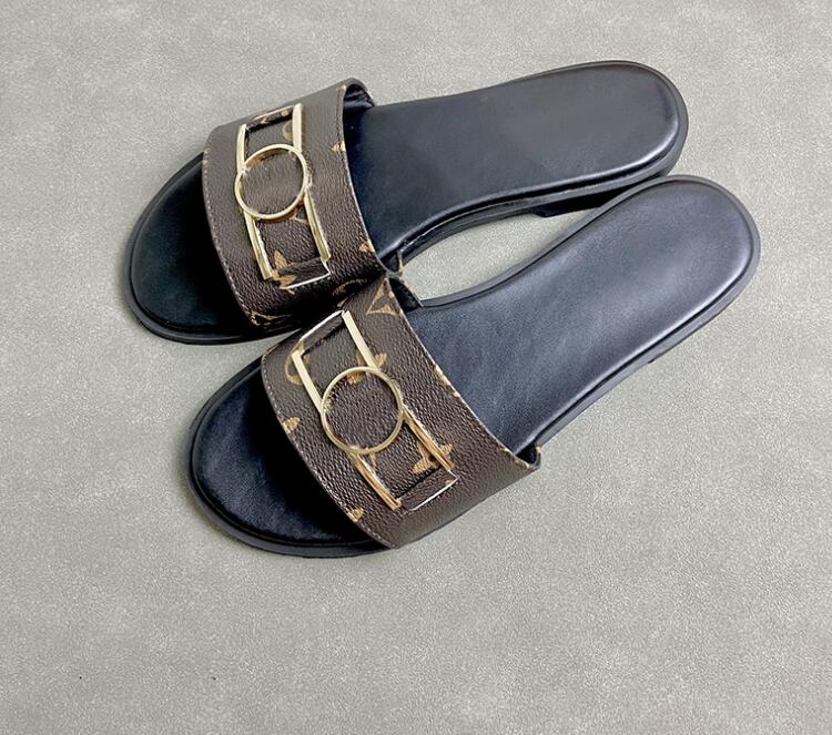 Designer sandales dames sandales pantoufles chaussures d'été chaussures extérieures pantoufles pantoufles dames sandales classiques mode sandales