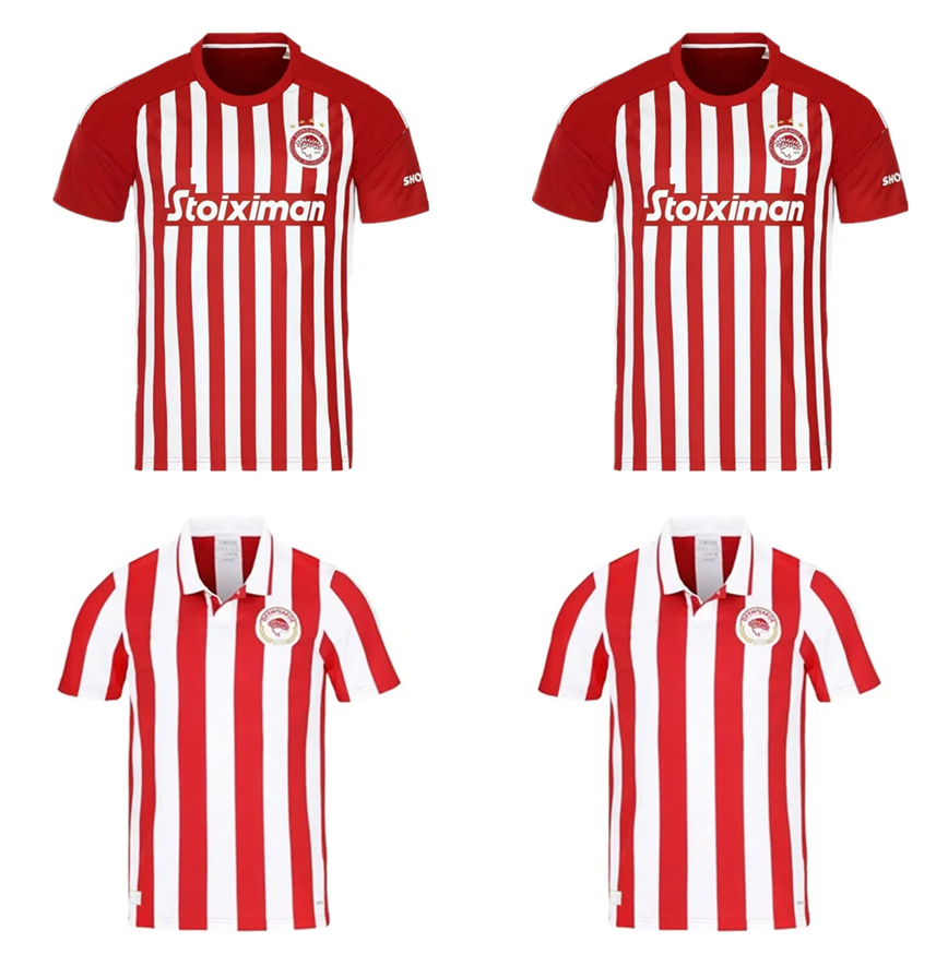 2025 2026 Jerseys de football de Piraeus 24 25 26 GREECE Olympiakos Hezze Rodinei Fortounis Gelson.M El Kaabi Yaremchuk Chiquinho Ortega Velde 10
